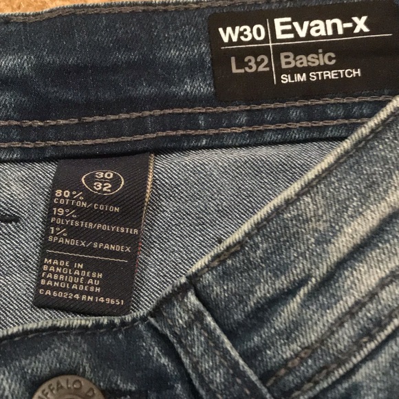 Buffalo David Bitton Men Evan X Slim Stretch Jeans - Picture 2 of 6